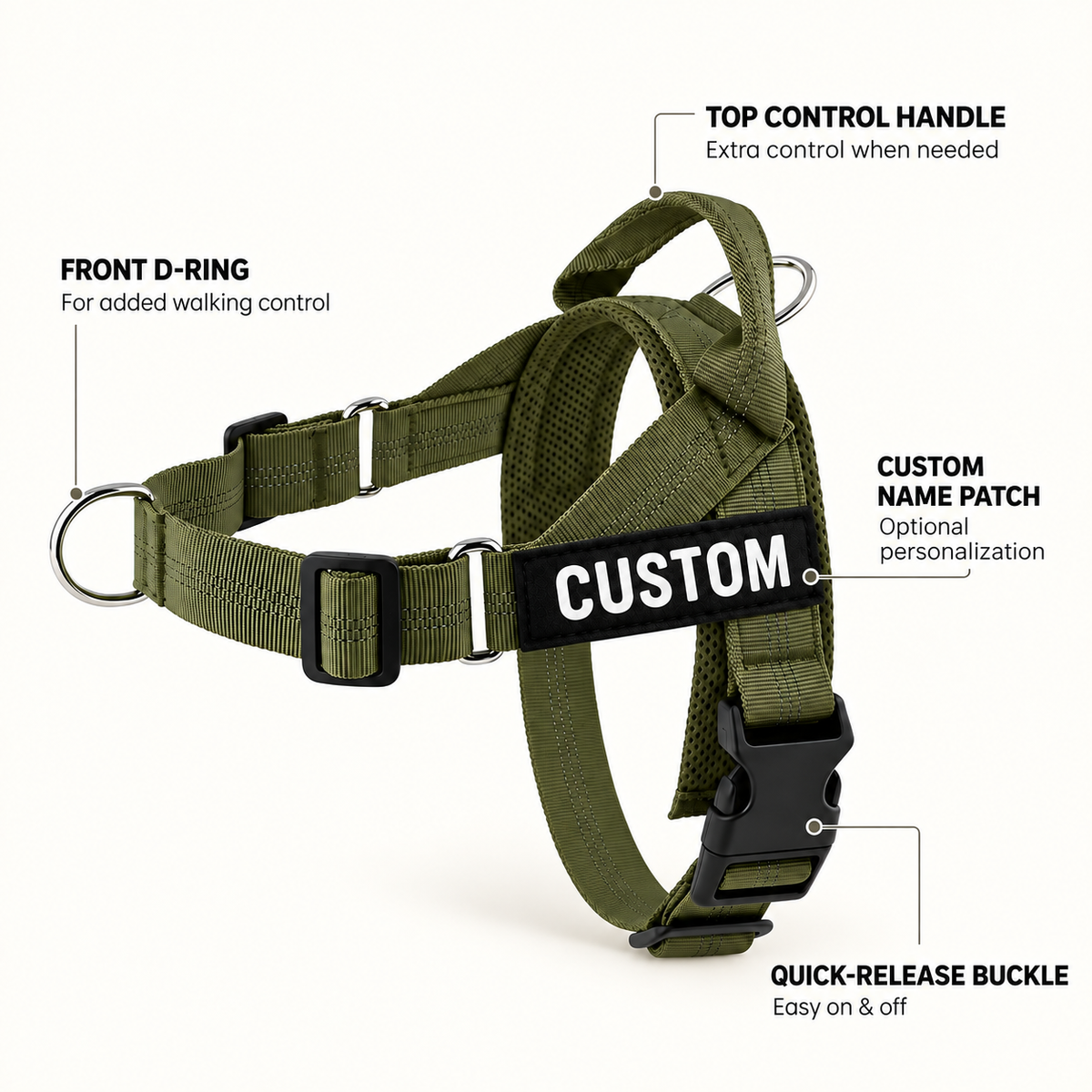 KAVRIONA No-Pull Dog Harness