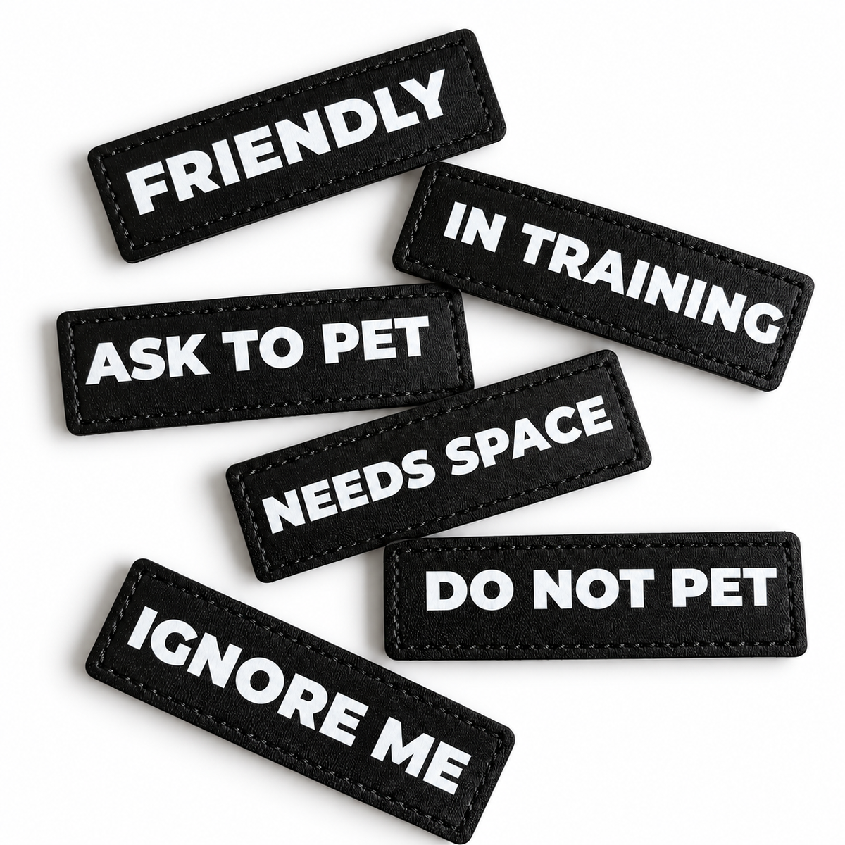 Dog Harness Patch Set – 6 Pack