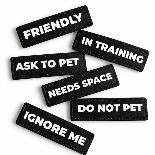 Dog Harness Patch Set – 6 Pack