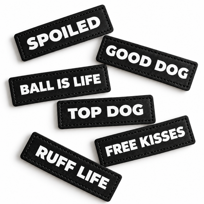 Dog Harness Patch Set – 6 Pack