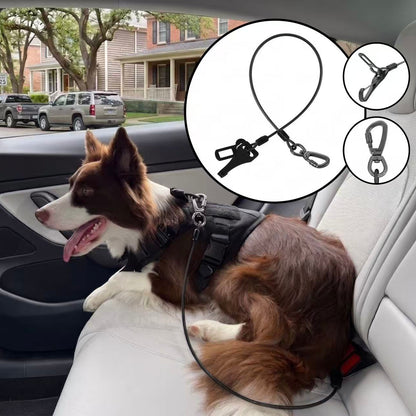 KAVRIONA Chew-Proof ISOFIX Dog Seat Belt