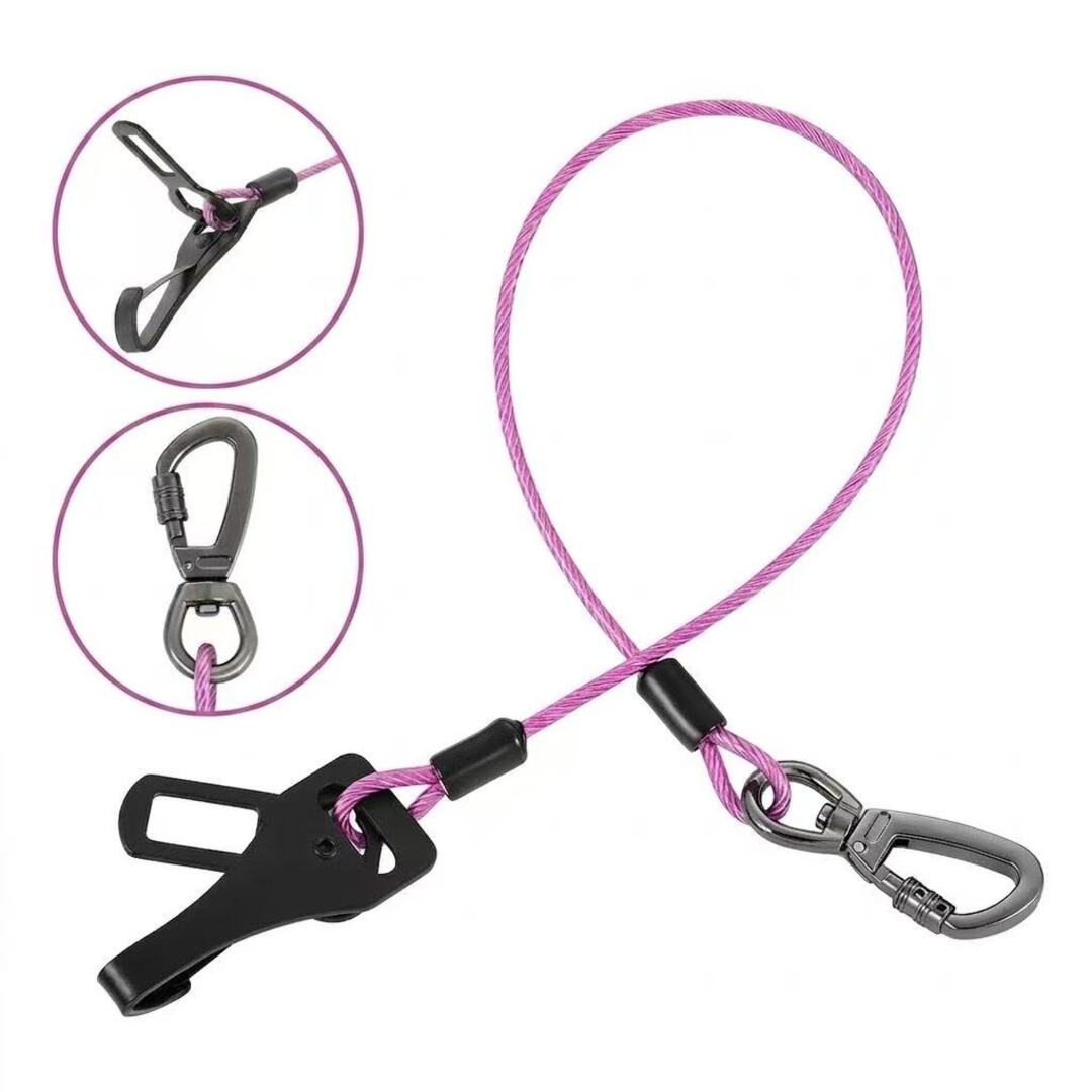 KAVRIONA Chew-Proof ISOFIX Dog Seat Belt