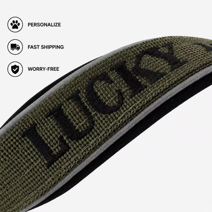 Personalized Embroidered Dog Collar