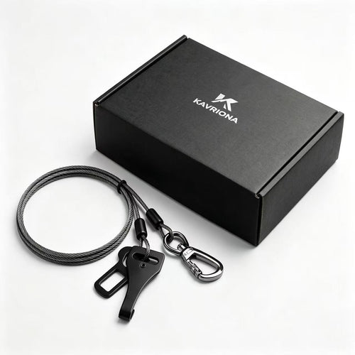 KAVRIONA Chew-Proof ISOFIX Dog Seat Belt
