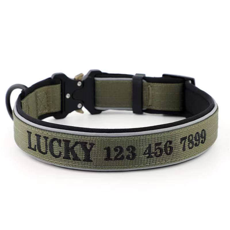 Personalized Embroidered Dog Collar