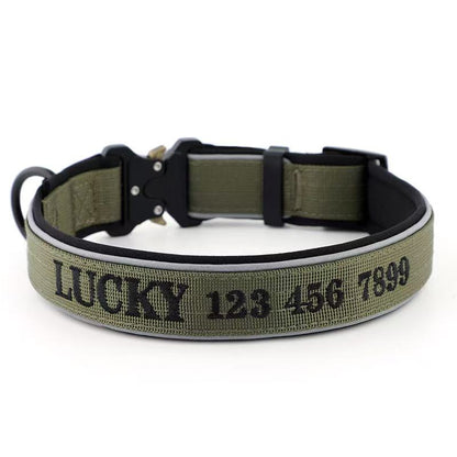 Personalized Embroidered Dog Collar