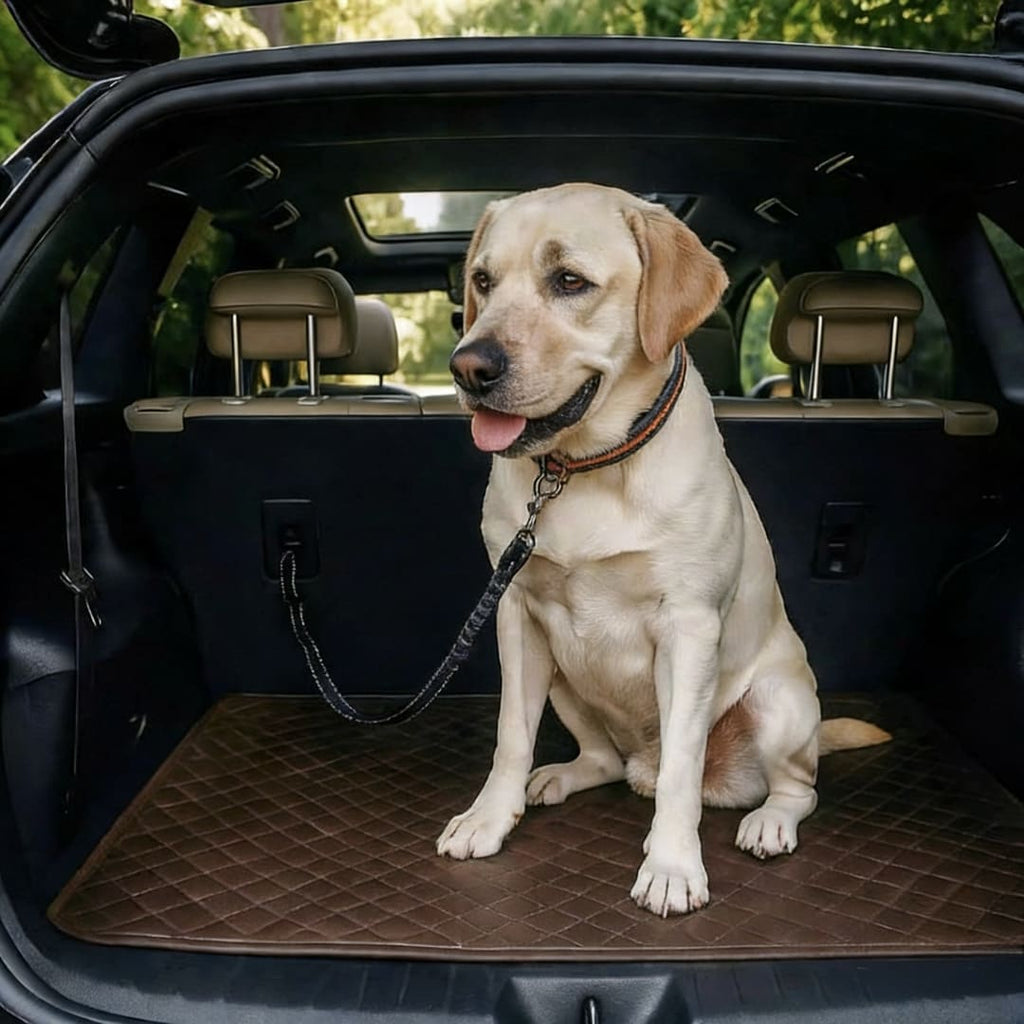 Heavy Duty ISOFIX/LATCH Dog Seat Belt - Anti-Shock Bungee & 360° Swivel (Universal Fit)