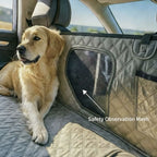 Hard Bottom Dog Car Seat Cover - 1680D Heavy Duty Waterproof Pet Hammock
