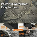 Hard Bottom Dog Car Seat Cover - 1680D Heavy Duty Waterproof Pet Hammock