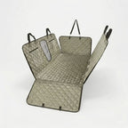 Hard Bottom Dog Car Seat Cover - 1680D Heavy Duty Waterproof Pet Hammock