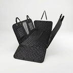 Hard Bottom Dog Car Seat Cover - 1680D Heavy Duty Waterproof Pet Hammock