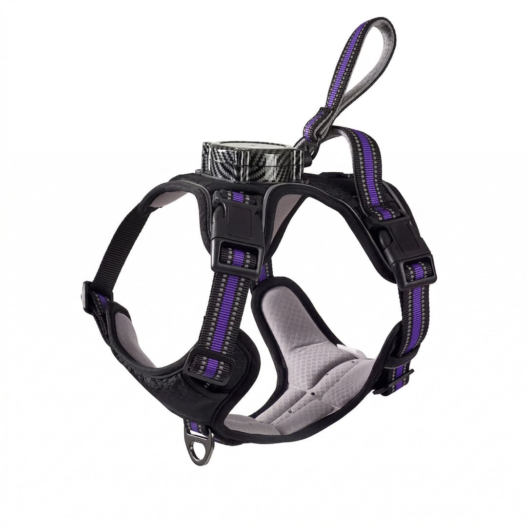 KAVRIONA 2-in-1 No-Pull Dog Harness with Built-In Retractable Leash