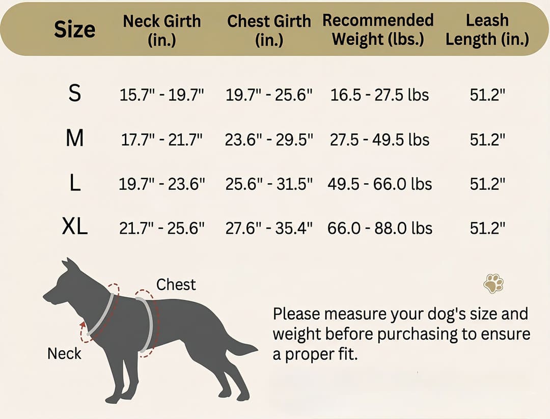 KAVRIONA 2-in-1 No-Pull Dog Harness with Built-In Retractable Leash