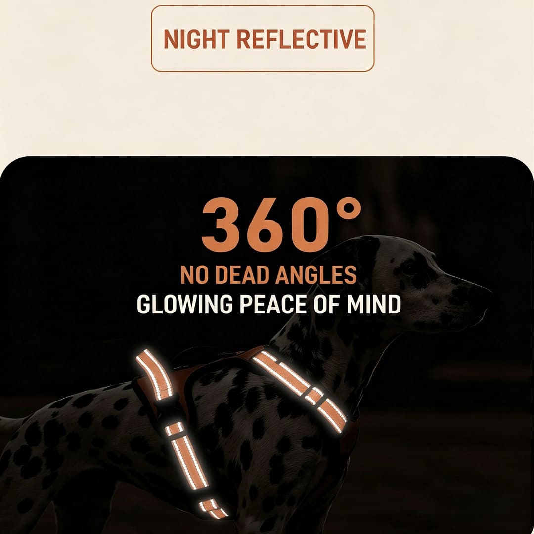 No-Pull Dog Harness with Built-In Retractable Leash | 2-in-1 Adjustable & Reflective Pet Vest