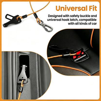 KAVRIONA Chew-Proof ISOFIX Dog Seat Belt