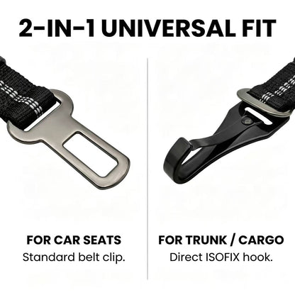 KAVRIONA Heavy Duty Bungee Dog Seat Belt
