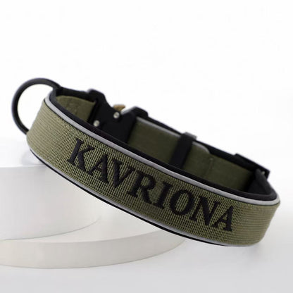 Personalized Embroidered Dog Collar