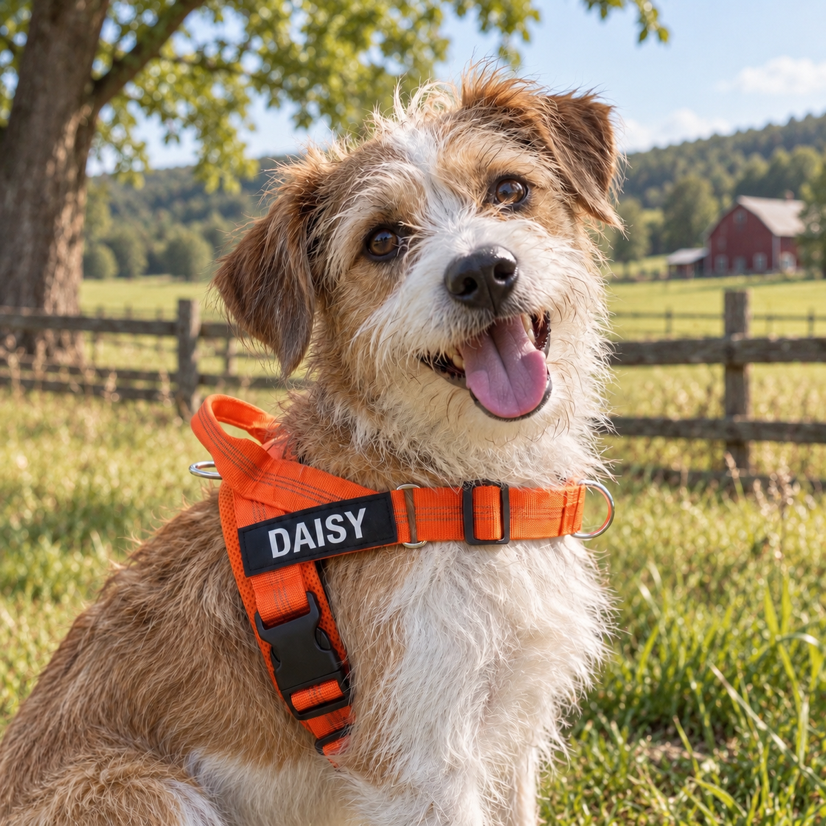 Personalized No-Pull Dog Harness Set