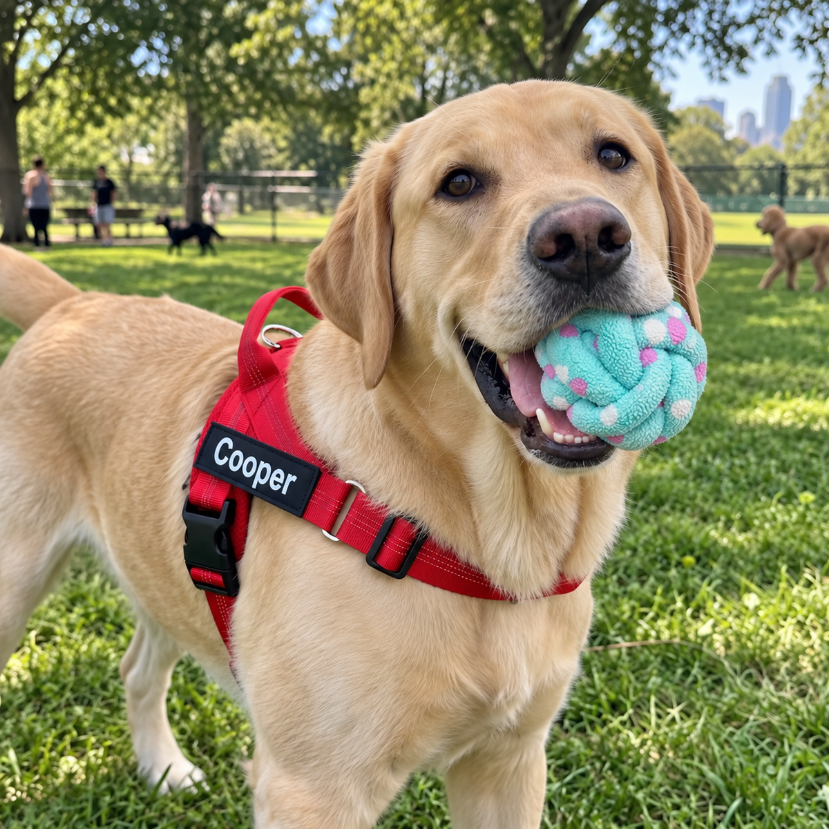 Personalized No-Pull Dog Harness Set