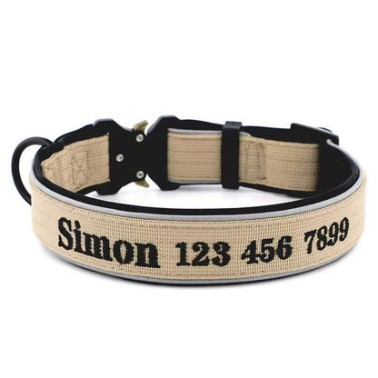 Personalized Embroidered Dog Collar