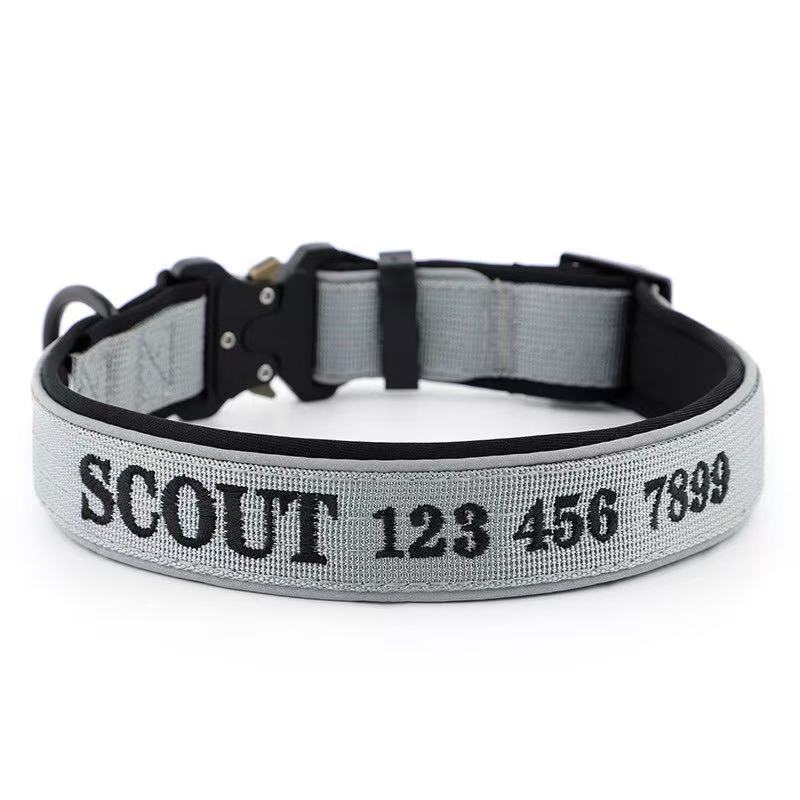 Personalized Embroidered Dog Collar