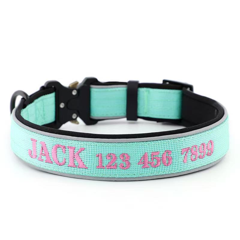 Personalized Embroidered Dog Collar