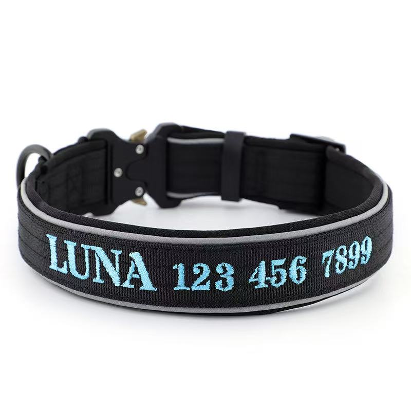 Personalized Embroidered Dog Collar
