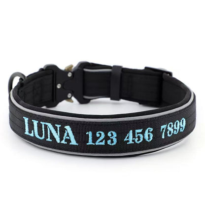 Personalized Embroidered Dog Collar